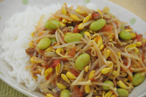 2012D000417_ダブル大豆のキーマトマトあんかけ丼